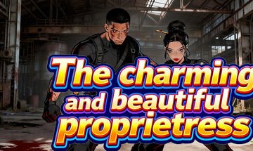 The charming and beautiful proprietress